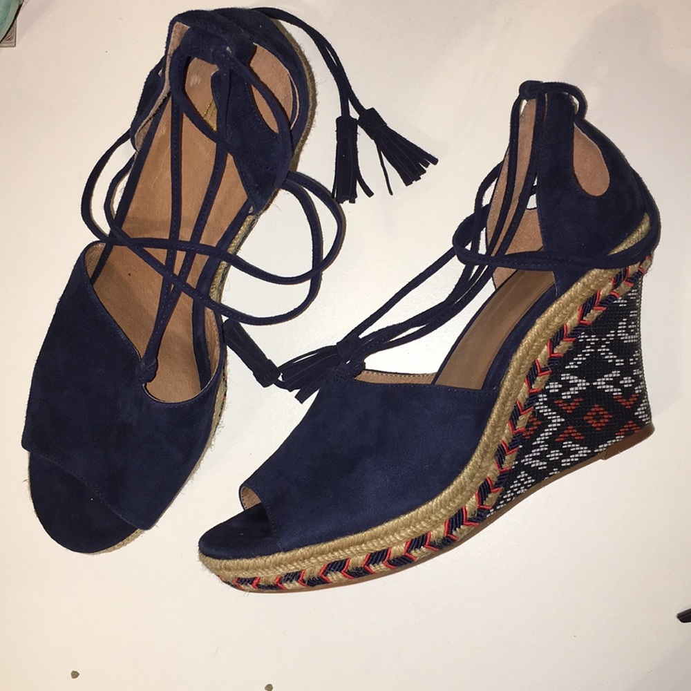 CAbi Isla Wedge Sandals 8.5